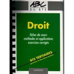 Droit - BTS tertiaire, 1re et 2e année